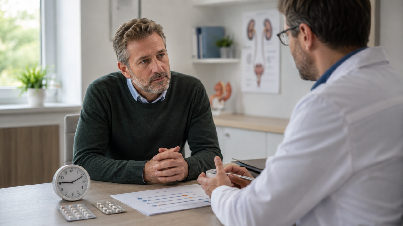 Urologische Beratung zu Potenzmitteln bei Erektionsstörungen