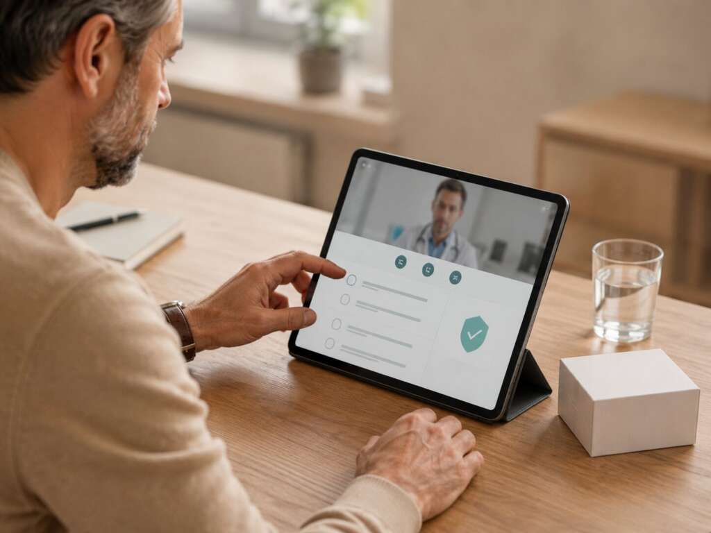 Digitale ärztliche Beratung zur Cialis Dosierung und sicheren Anwendung bei Erektionsproblemen